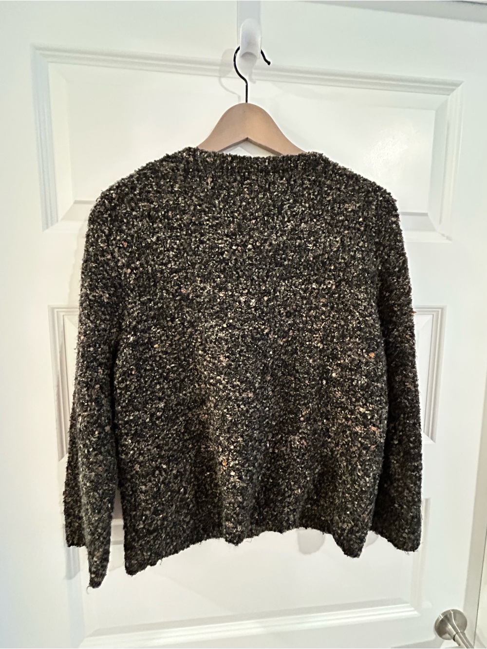 Ruby Rd Knit Cardigan Gray Multi Size L - Picture 7 of 9